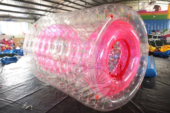 广州透明充气水上滚筒生产