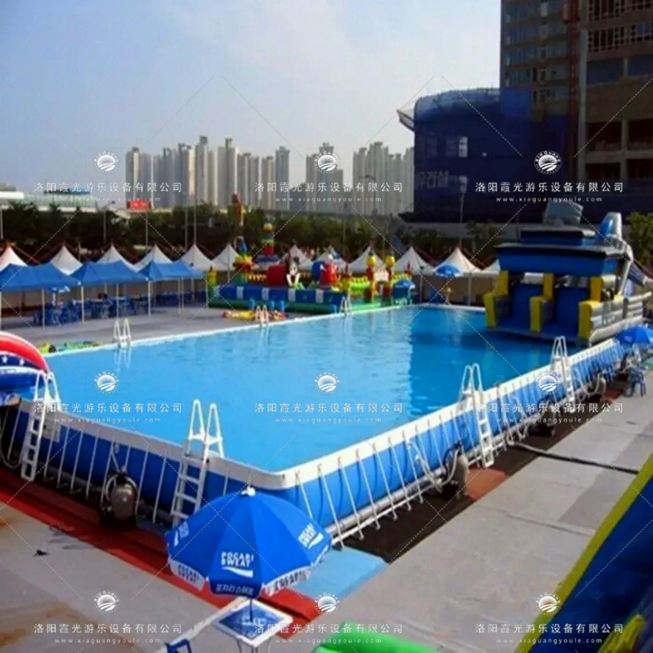 广州广告支架游泳池