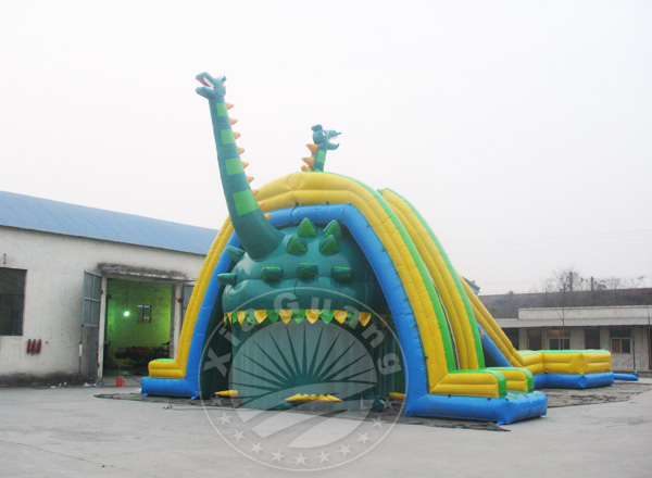 广州恐龙充气水滑梯