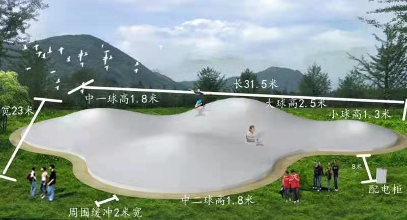广州景区采购充气蹦蹦云设计